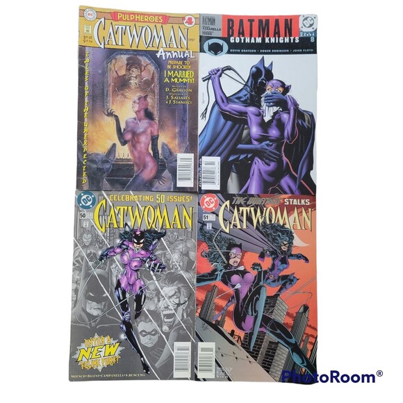CATWOMAN Comic Bundle #4 #8 #50 #51 1997/2000 - Picture 1 of 5